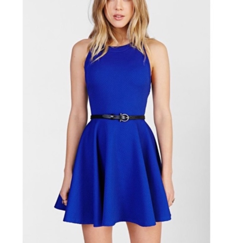 Bright Blue dress by Kimchi Blue Urban Outfitters
